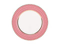 Lomonosov Porcelain Dinner Plate Scarlet v.2 10.6"/270 mm