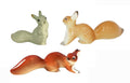 Lomonosov Porcelain Figurine 3 pc Set Forest Squirrel Family