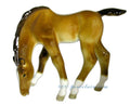 Lomonosov Porcelain Figurine Standing Brown Horse