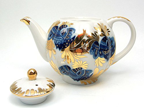 Lomonosov Porcelain “Golden Garden” Teapot