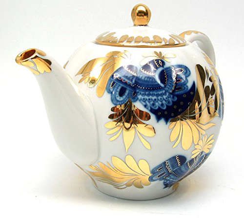 Lomonosov Porcelain “Golden Garden” Teapot