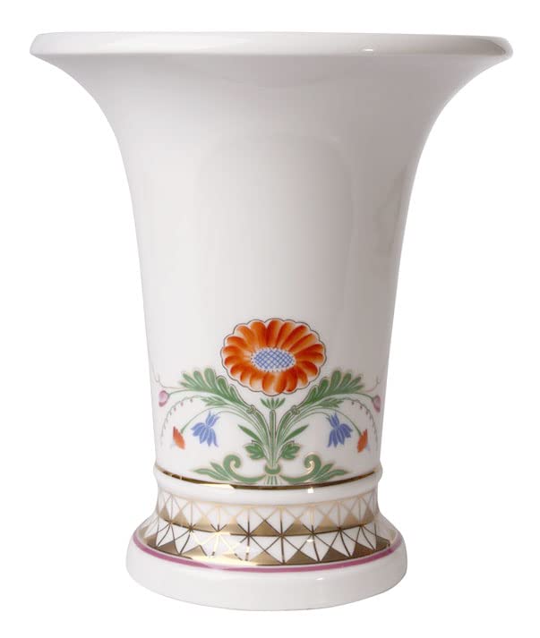 Lomonosov Porcelain Moscow River Decorative Vase Empire Style 22 Karat Gold