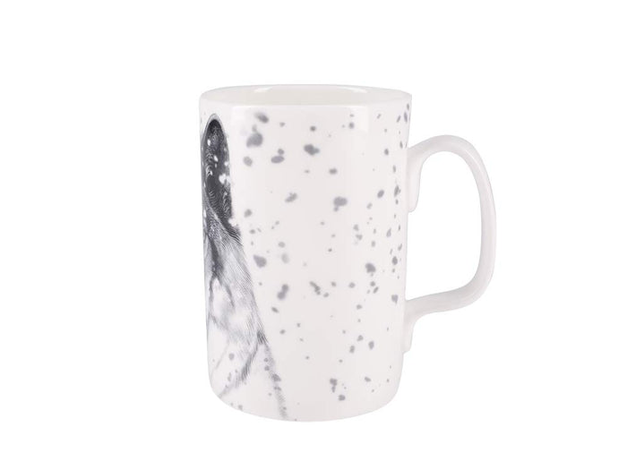 Lomonosov Porcelain Mug and Saucer Totem WOLF 13.2 fl.oz/390 ml