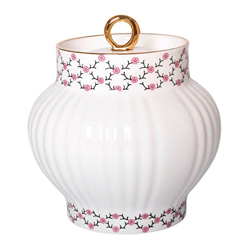 Lomonosov Porcelain Pink Net Wave Bone China Tea Set 20pc