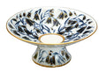 Lomonosov Porcelain Radiant Candy Dish Jam Confectionery Vase BlueBells 7.6" D