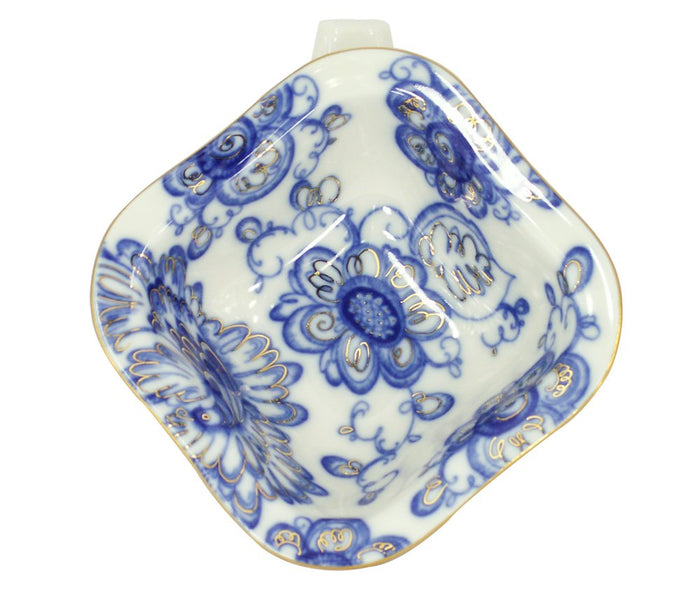 Lomonosov Porcelain Singing Garden Salad Bowl for 1 Serving 5.75 oz / 170 ml