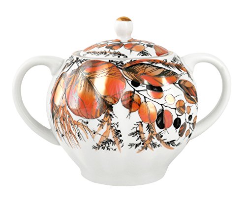 Lomonosov Porcelain Sugar Bowl Tulip My Garden 15 oz/450 ml