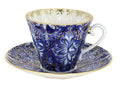 Lomonosov Porcelain Tea Set 2 pc Cup and Saucer Heathbirds 7.95 oz/235 ml