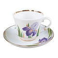 Lomonosov Porcelain Tea Set 2pc Cup and Saucer Banquet Iris 7.4 oz/220 ml