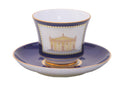 Lomonosov Porcelain Tea Set Cup and Saucer Classic of Petersburg #2 7.4 oz/220 ml