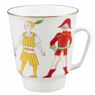 Lomonosov Porcelain Tea Set Cup, Saucer and Cake Plate, Ballet Cipollino (Khachaturyan) 3pc