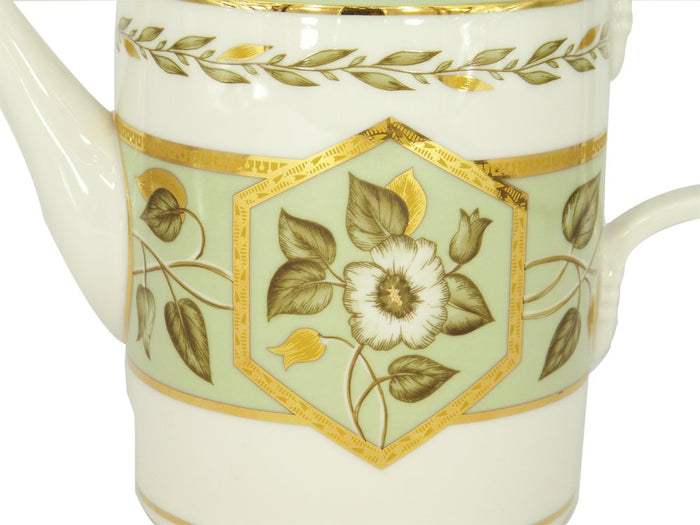 Lomonosov Porcelain Teapot Jade Background 20.3 fl.oz/600 ml