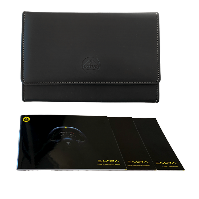 Lotus Emira Owner's Manual - English Version -with Genuine Leather Case