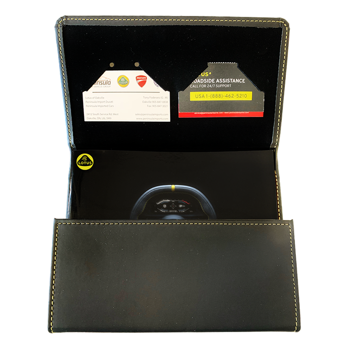 Lotus Emira Owner's Manual - English Version -with Genuine Leather Case