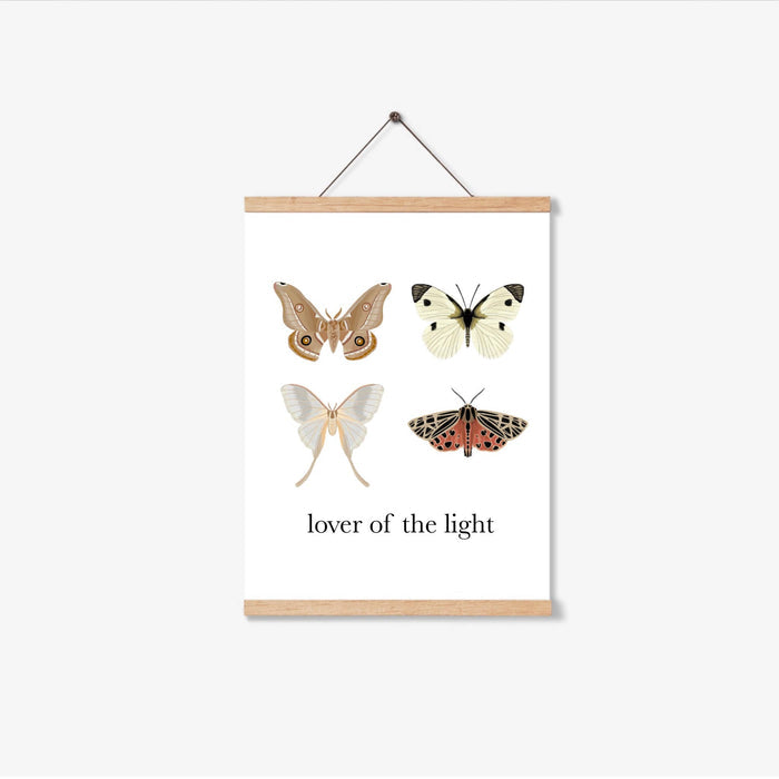 "Lover of the Light" Moth Print