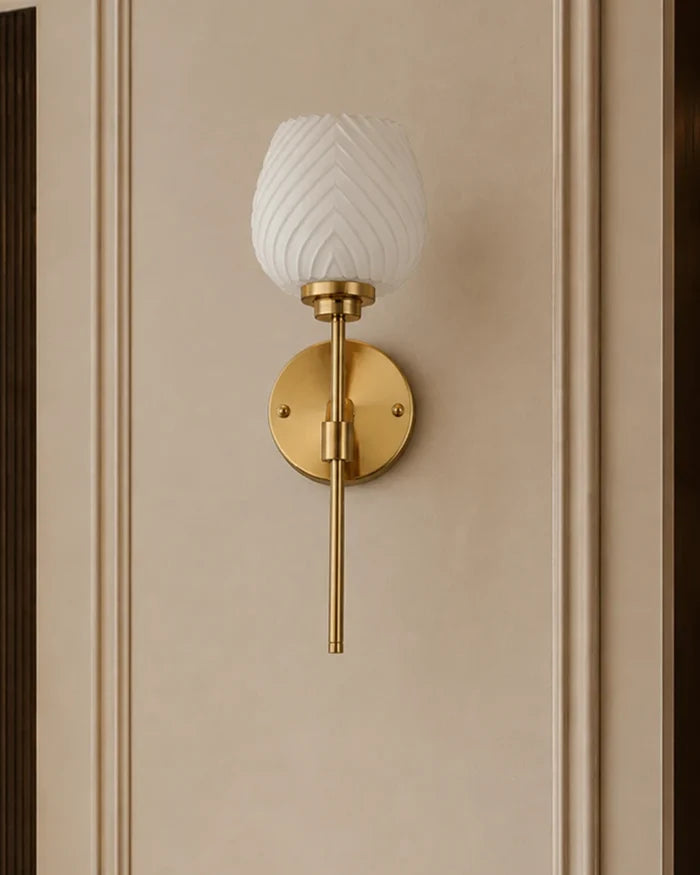 Lumiera Pleated Bud Wall Light