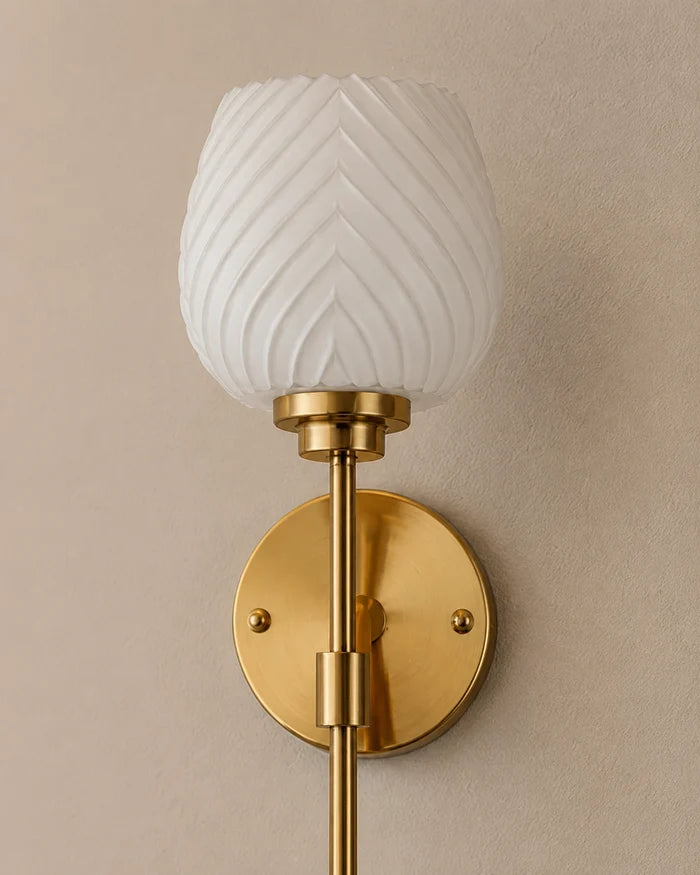 Lumiera Pleated Bud Wall Light