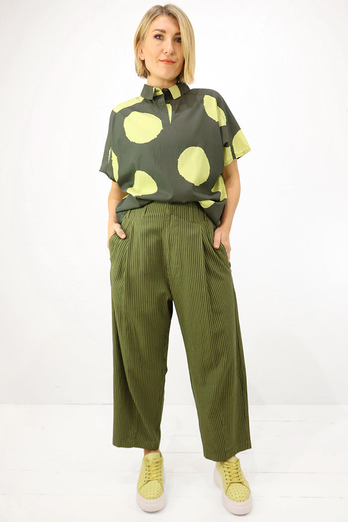 Lurdes Bergada - Syngman Pinstripe Trousers S26-356-2 Colours