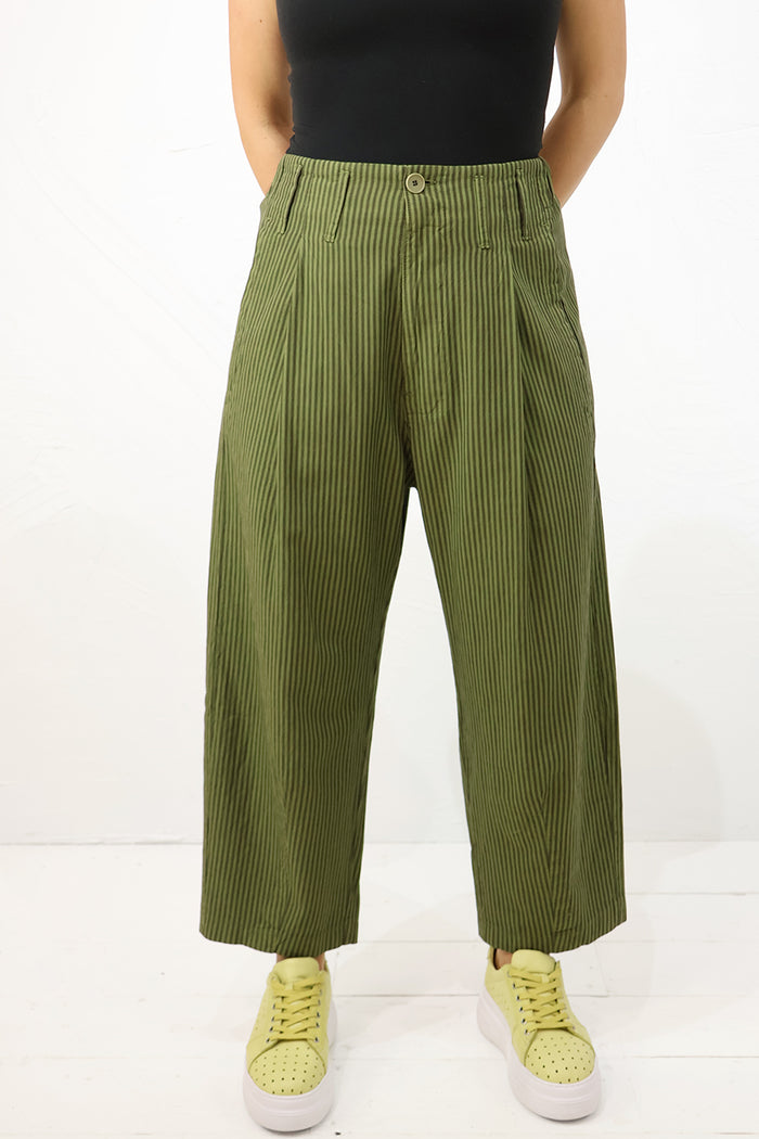Lurdes Bergada - Syngman Pinstripe Trousers S26-356-2 Colours