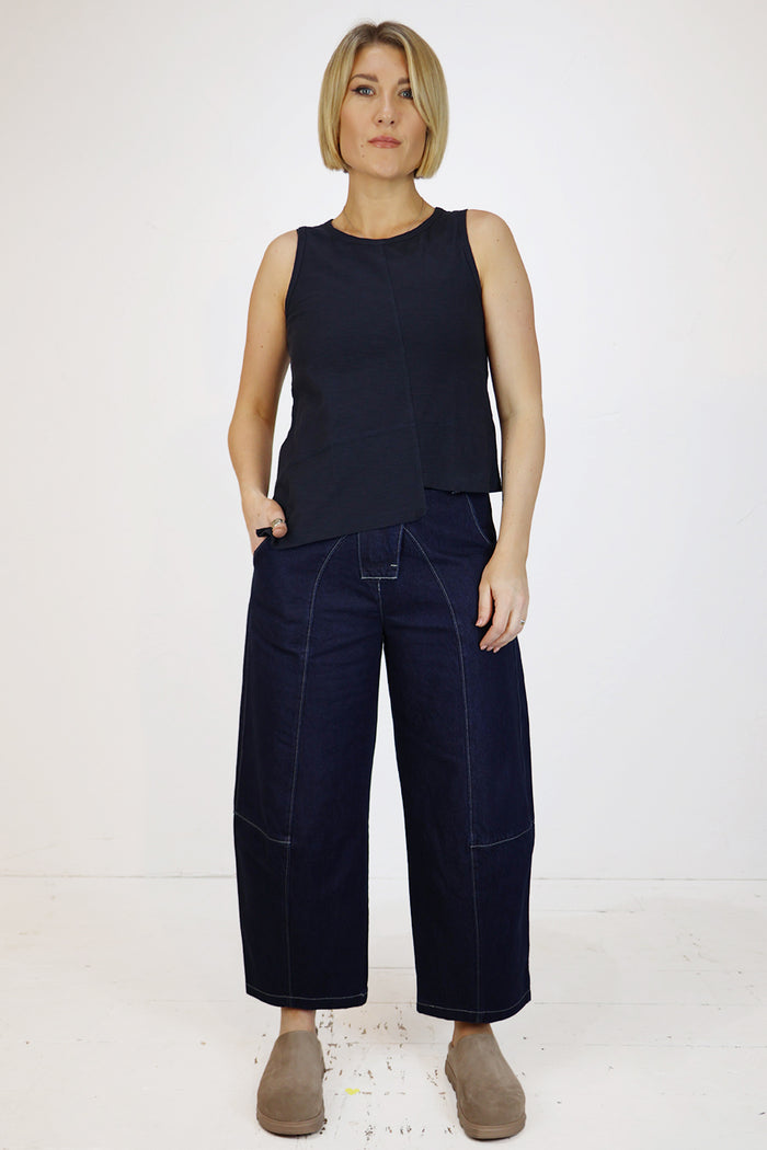 Lurdes Bergada Asymmetric Hem Vest U26 721 - 4 Colours