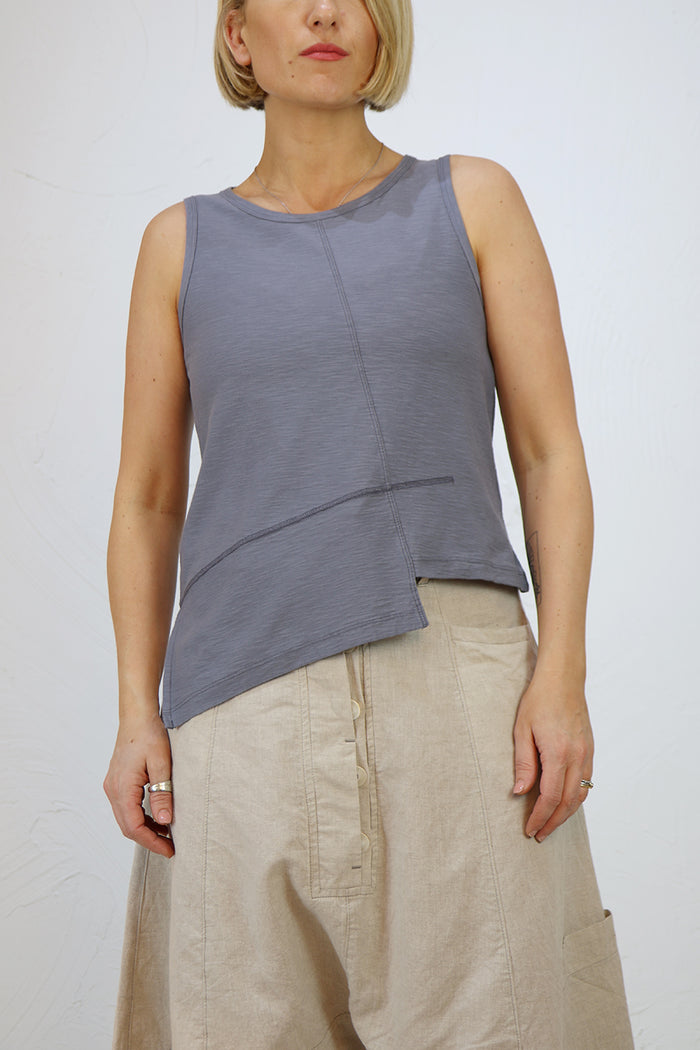 Lurdes Bergada Asymmetric Hem Vest U26 721 - 4 Colours