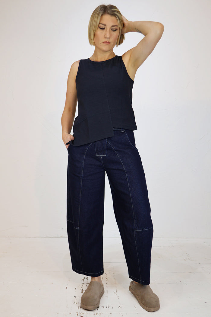 Lurdes Bergada Asymmetric Hem Vest U26 721 - 4 Colours