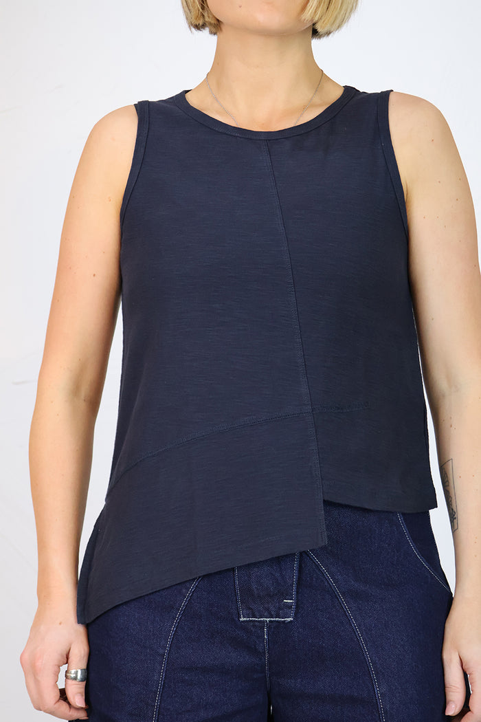 Lurdes Bergada Asymmetric Hem Vest U26 721 - 4 Colours