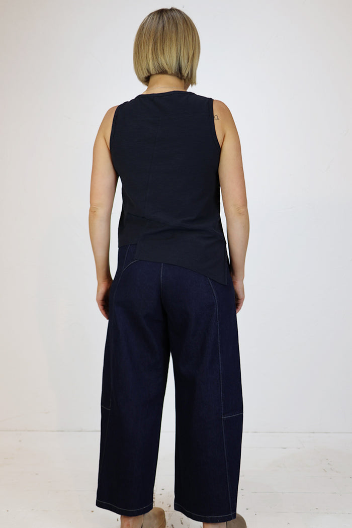 Lurdes Bergada Asymmetric Hem Vest U26 721 - 4 Colours
