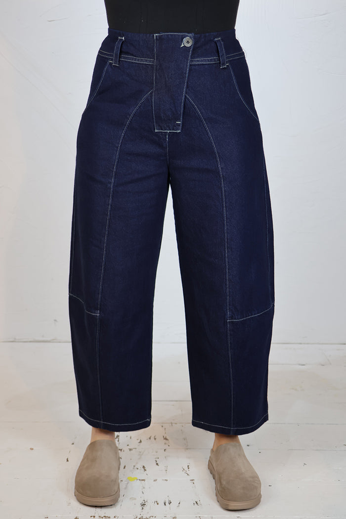 Lurdes Bergada Curved Barrel Leg Jeans U26 130