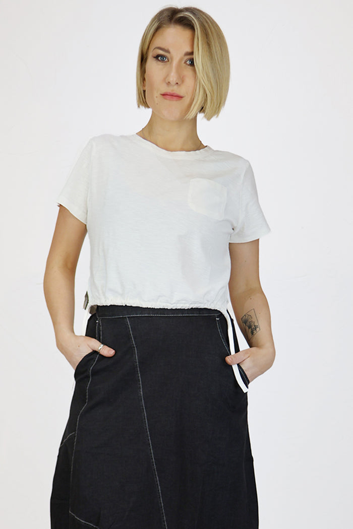 Lurdes Bergada Drawstring Hem T-Shirt U26 722 - 4 Colours