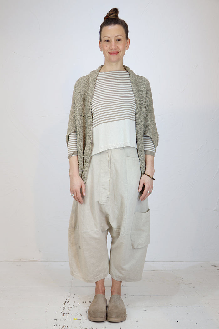 Lurdes Bergada Knitted Open Cardigan U26 804 - 2 Colours