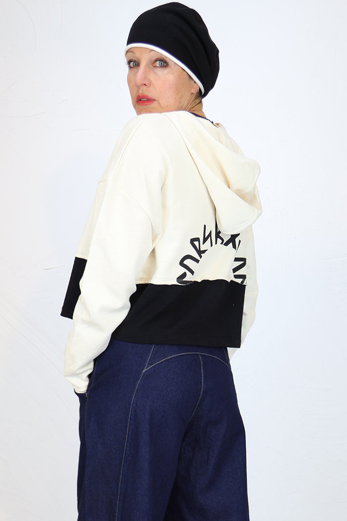 Lurdes Bergada Printed Hoodie U26 712 - 2 Colours