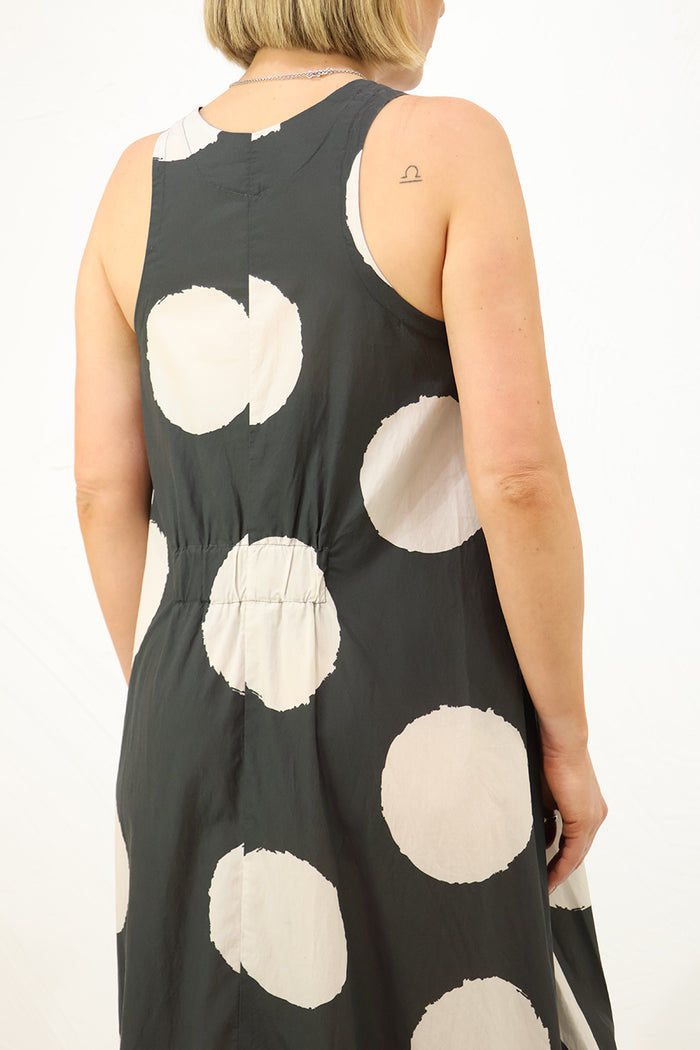 Lurdes Bergada Spotty Dress U26-380 in Grey