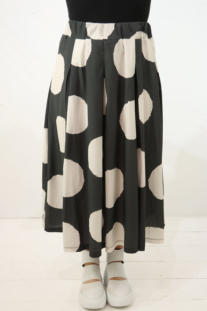 Lurdes Bergada Spotty Skirt U26-400 in Grey