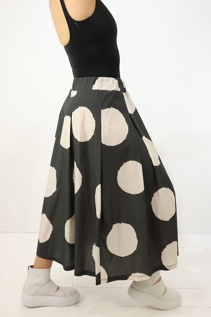 Lurdes Bergada Spotty Skirt U26-400 in Grey