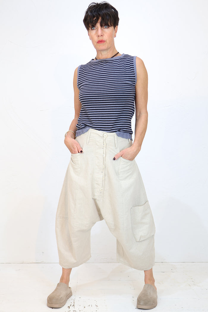 Lurdes Bergada Striped Vest U26 811 - 2 Colours