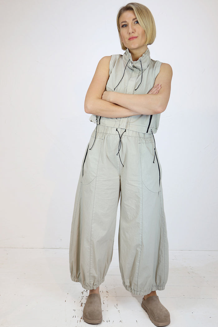 Lurdes Bergada Wide Papertouch Trousers U26 270