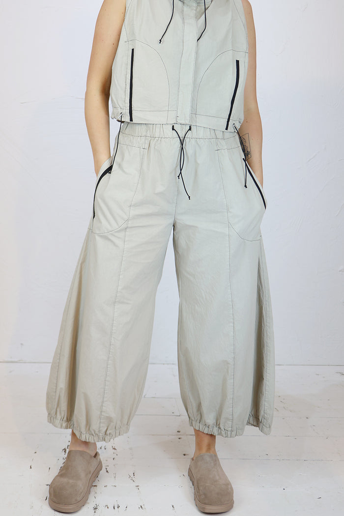Lurdes Bergada Wide Papertouch Trousers U26 270