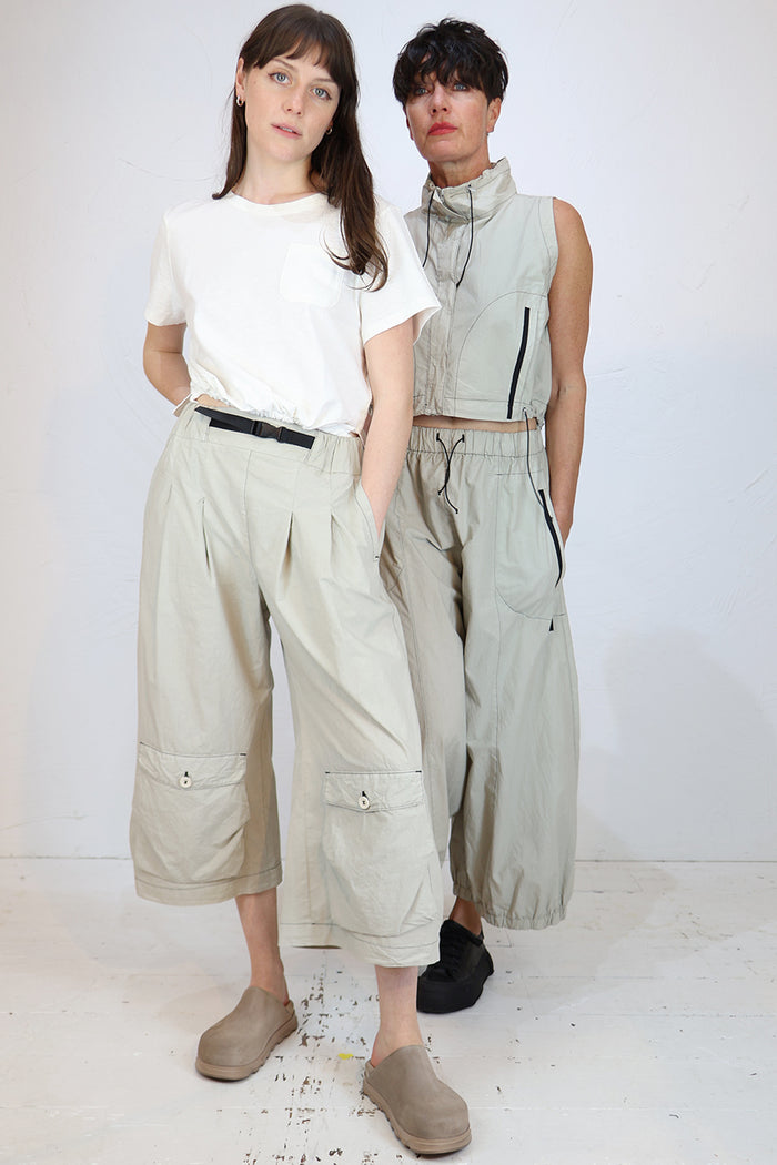 Lurdes Bergada Wide Pocket Papertouch Trousers U26 290