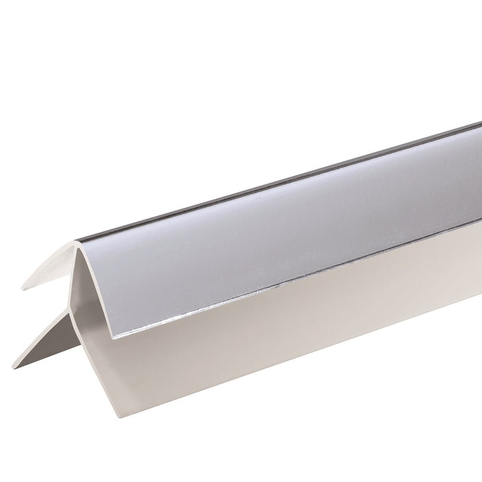 Lusso Panel 10mm External Silver - 2400mm