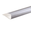 Lusso Panel 10mm U Trim Silver - 2400mm