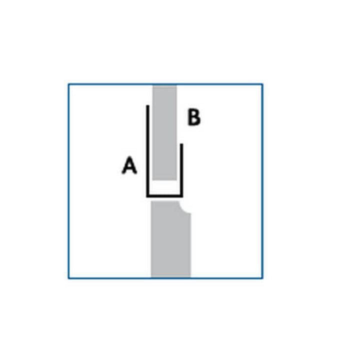 Lusso Panel Essentials 5mm U Trim White - 2700mm