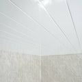 Lusso Panel Essentials White Embedded 2.7m Ceiling Panel - 5 Pack