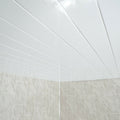 Lusso Panel Essentials White Embedded 4m Ceiling Panel - 5 Pack