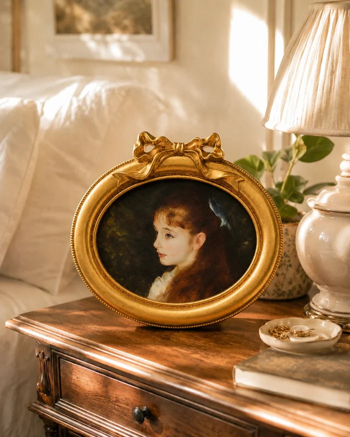 Decorative gold picture frame by The Decor Kart