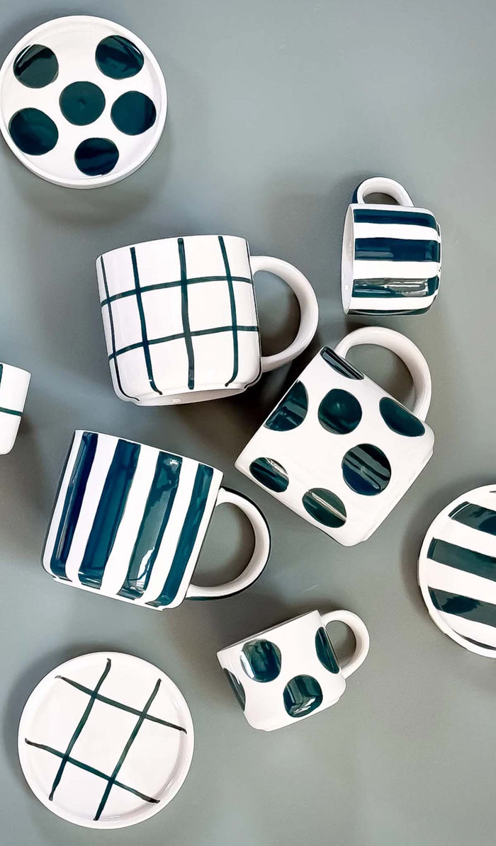 Magazin Minori Dots Espresso Cup and Saucer Set - 3 Colours
