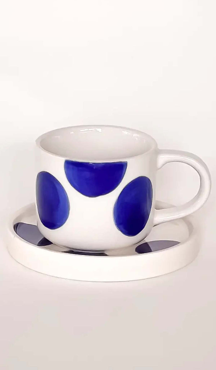 Magazin Minori Dots Espresso Cup and Saucer Set - 3 Colours