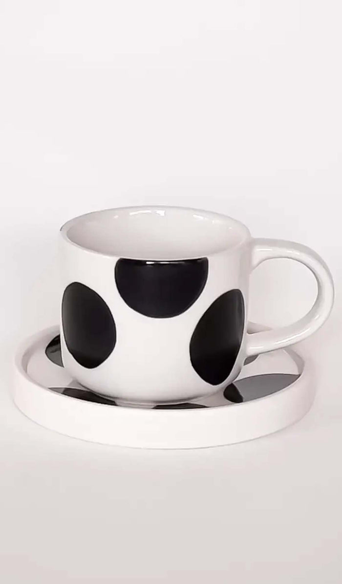 Magazin Minori Dots Espresso Cup and Saucer Set - 3 Colours
