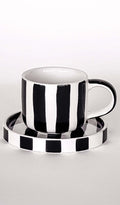 Magazin Minori Stripes Espresso Cup and Saucer Set - 5 Colours