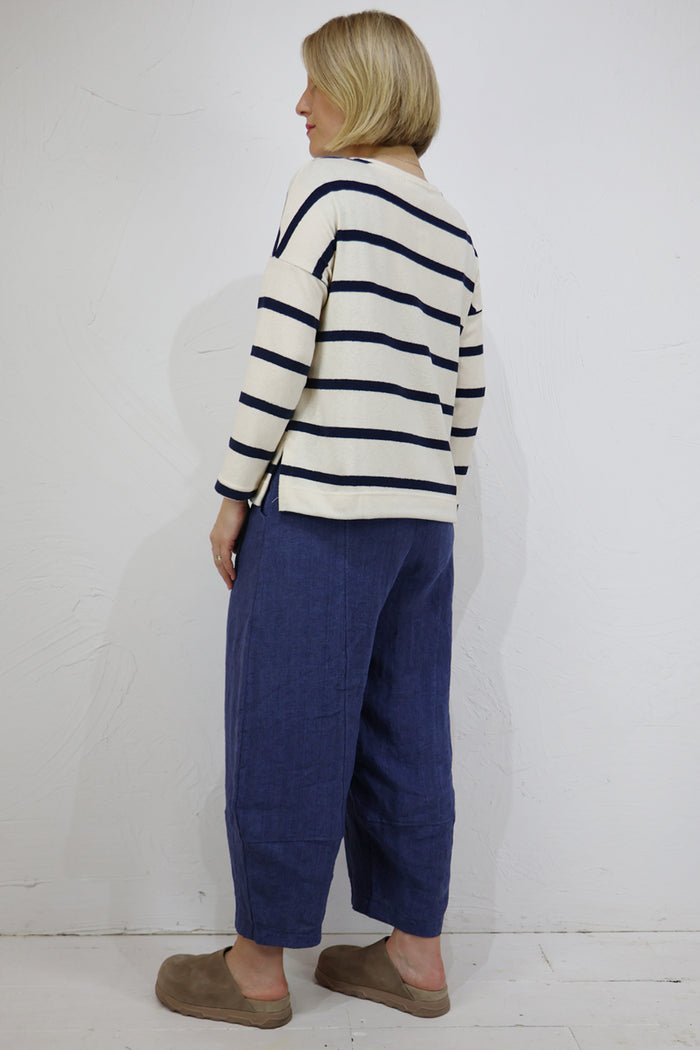 Mama B  Buccia U Striped Jersey Jumper